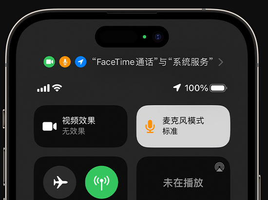 王下乡苹果授权维修网点分享iPhone在通话时让你的声音更清晰 