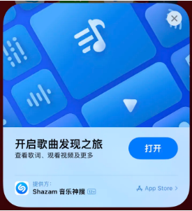 王下乡苹果14维修站分享iPhone14音乐识别功能使用方法 