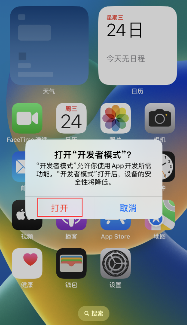 王下乡苹果手机维修分享如何打开开发者模式 