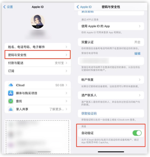 王下乡苹果手机维修分享iOS 16 自动验证功能开启方法 