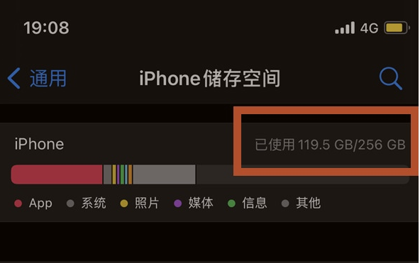 王下乡苹果13维修分享iPhone13如何查看剩余内存 