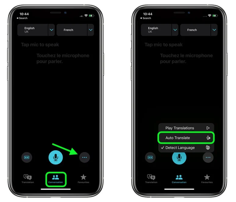 王下乡苹果手机维修分享iOS 15 “翻译” App 新改进 