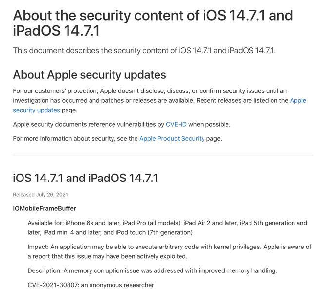 王下乡苹果手机维修分享iOS 14.7.1 正式版更新内容及升级方法 